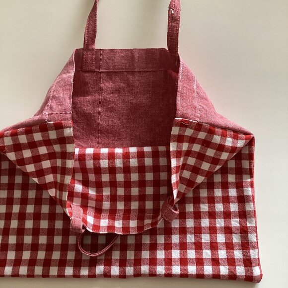 2 Handmade Grocery Bags Reusable Totes Beach Small Laundry Bag Lightweight - Picture 6 of 6